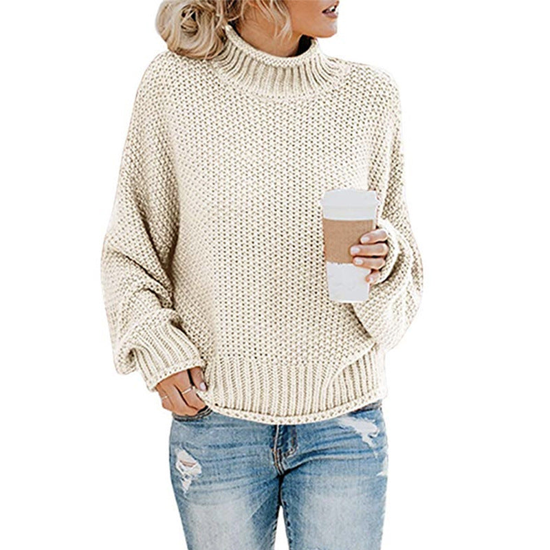 Dames Grand Pull en Tricot Chic und Stil