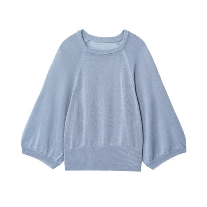 Pull-over tricot décontracté pour femmes avec des manches amples Chic und Stil