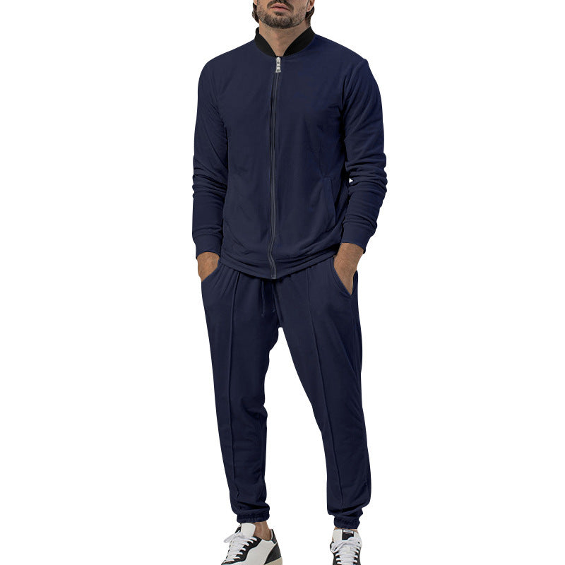 Costume de sport pour hommes avec poches zippées fonctionnelles et matériau respirant Chic und Stil