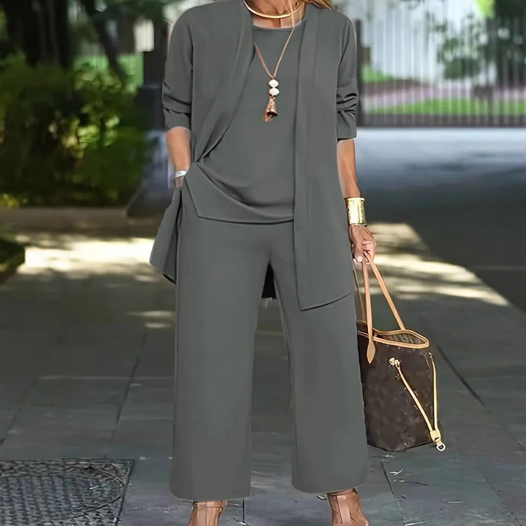 Dames Chic Tailleur Deux Pièces Chic und Stil