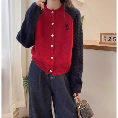 Dames cardigan avec motifs tressés décoratifs Chic und Stil