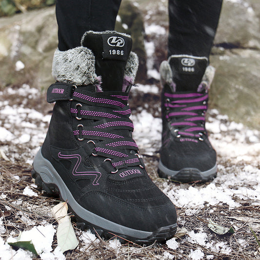 Bottes d'hiver confortables pour femmes avec doublure isolante Chic und Stil