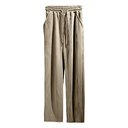 Casual pants for men with elastic waistband and side pockets Chic and Style