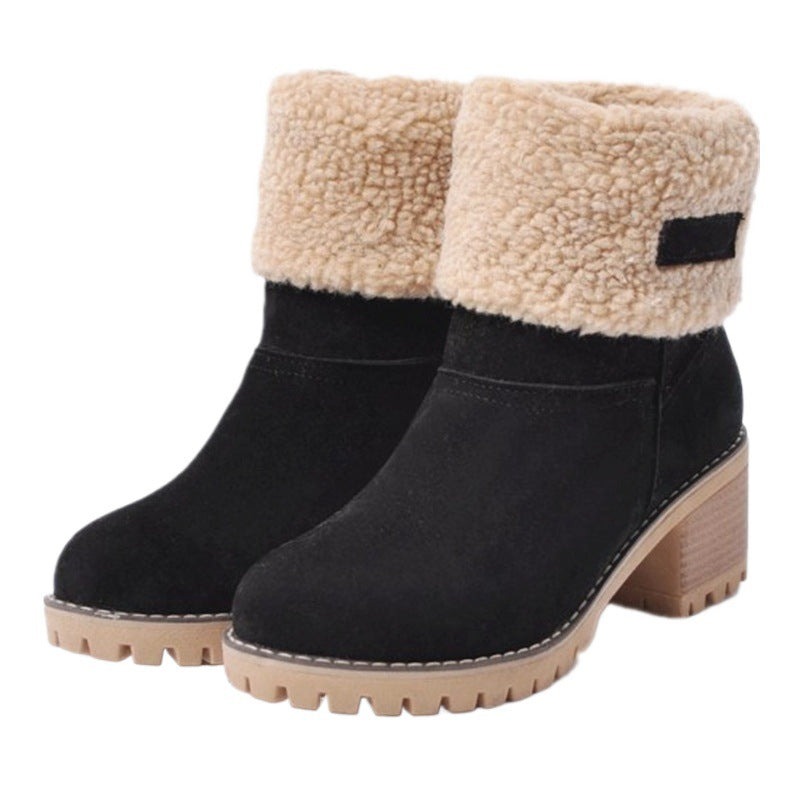 Bottes pour femmes avec tige doublée et semelle antidérapante Chic und Stil