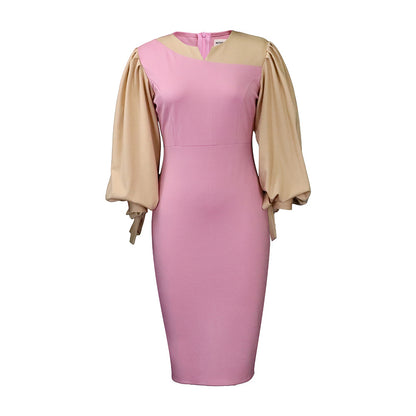 Robe ajustée pour femmes avec des manches volumineuses Chic und Stil