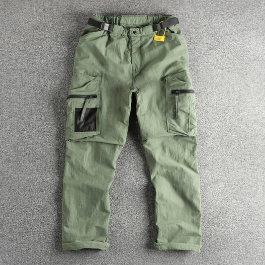 Men's cargo pants with multifunctional pockets and adjustable waist Chic and Style