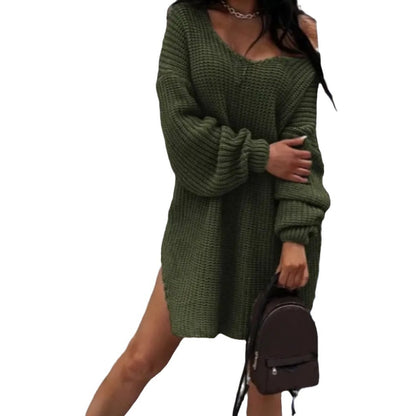 Pull en tricot oversize pour femmes au design décontracté Chic und Stil