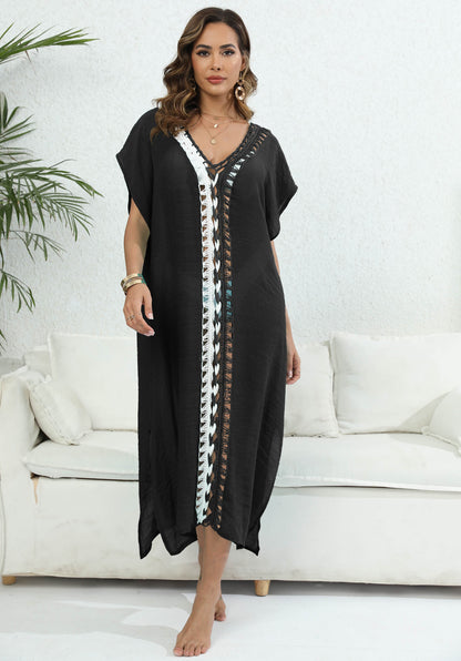 Dames élégant Kaftan robe de plage Chic und Stil