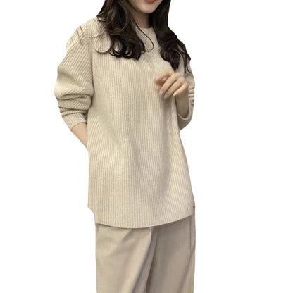 Pull en tricot luxueux et confortable pour femmes avec une fine texture côtelée Chic und Stil