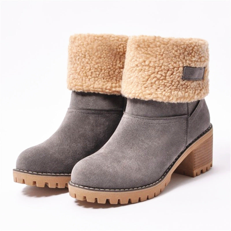Bottes pour femmes avec tige doublée et semelle antidérapante Chic und Stil