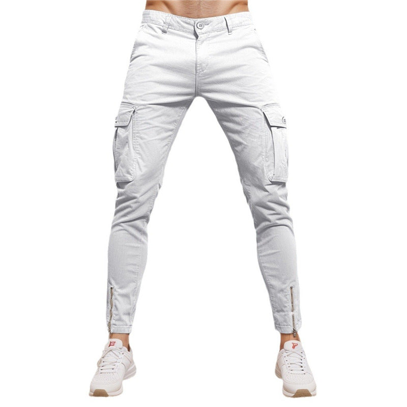 Modern cargo pants for men with zipper Chic and Style
