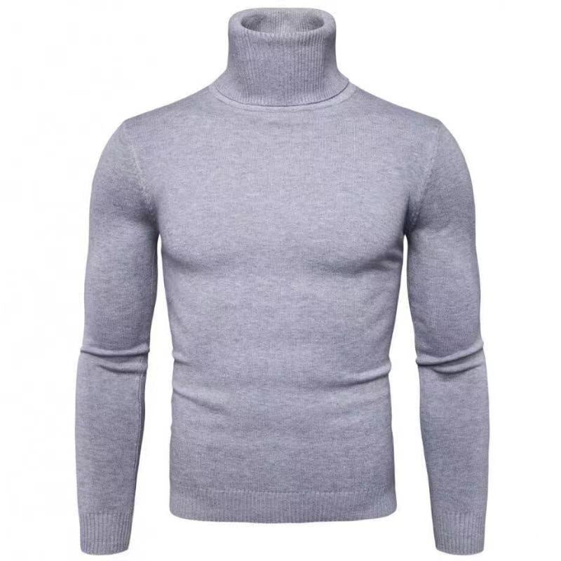 Elegant turtleneck pullover for men in fine merino wool Chic and Style