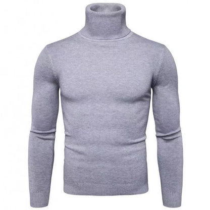 Elegant turtleneck pullover for men in fine merino wool Chic and Style