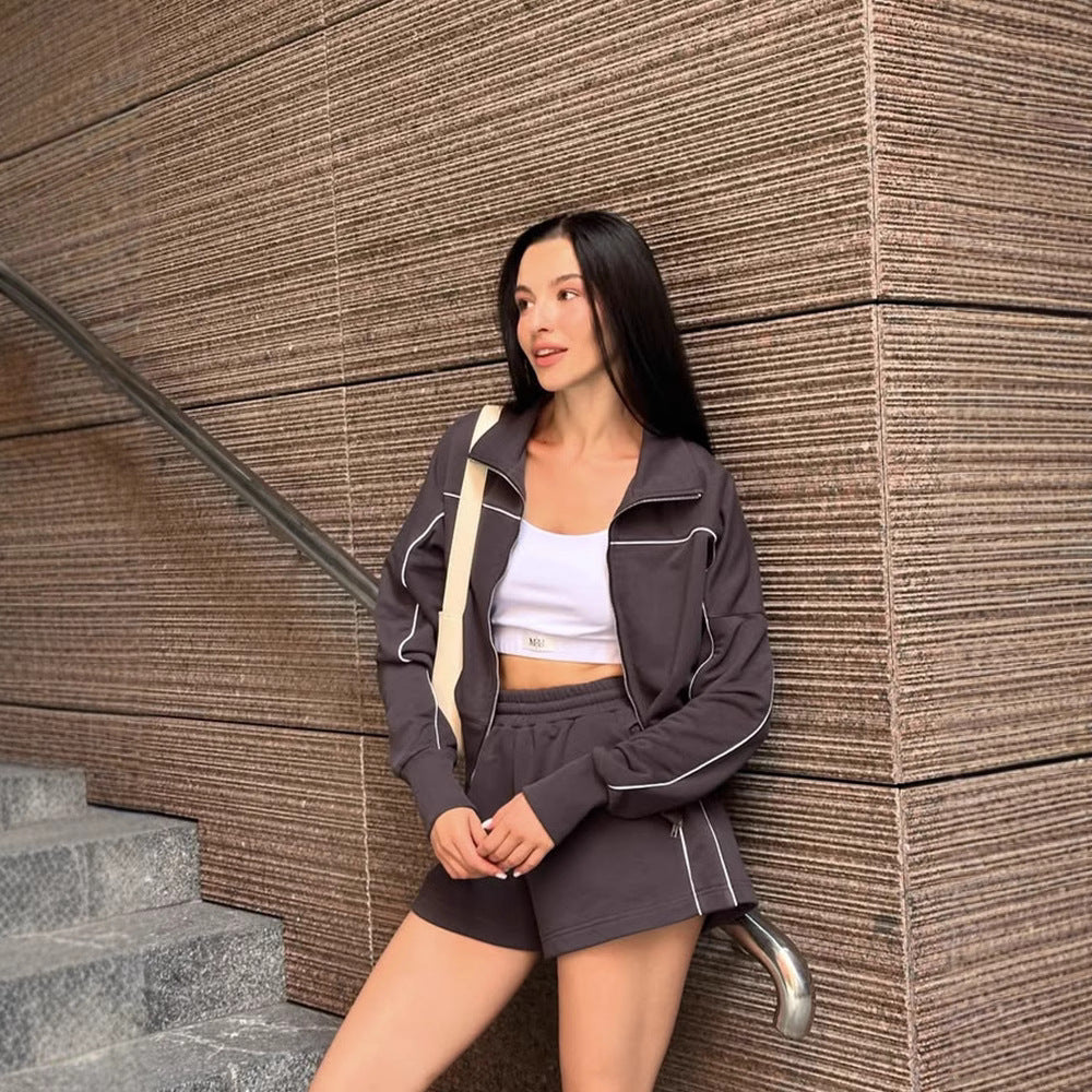 Ensemble débardeur et shorts de loisirs pour femmes Chic und Stil