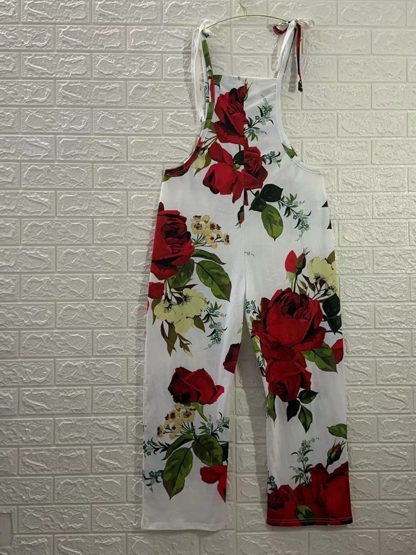 Dames combinaison salopette imprimé artistique Chic und Stil