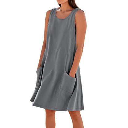 Robe shift sans manches Chic und Stil pour femmes