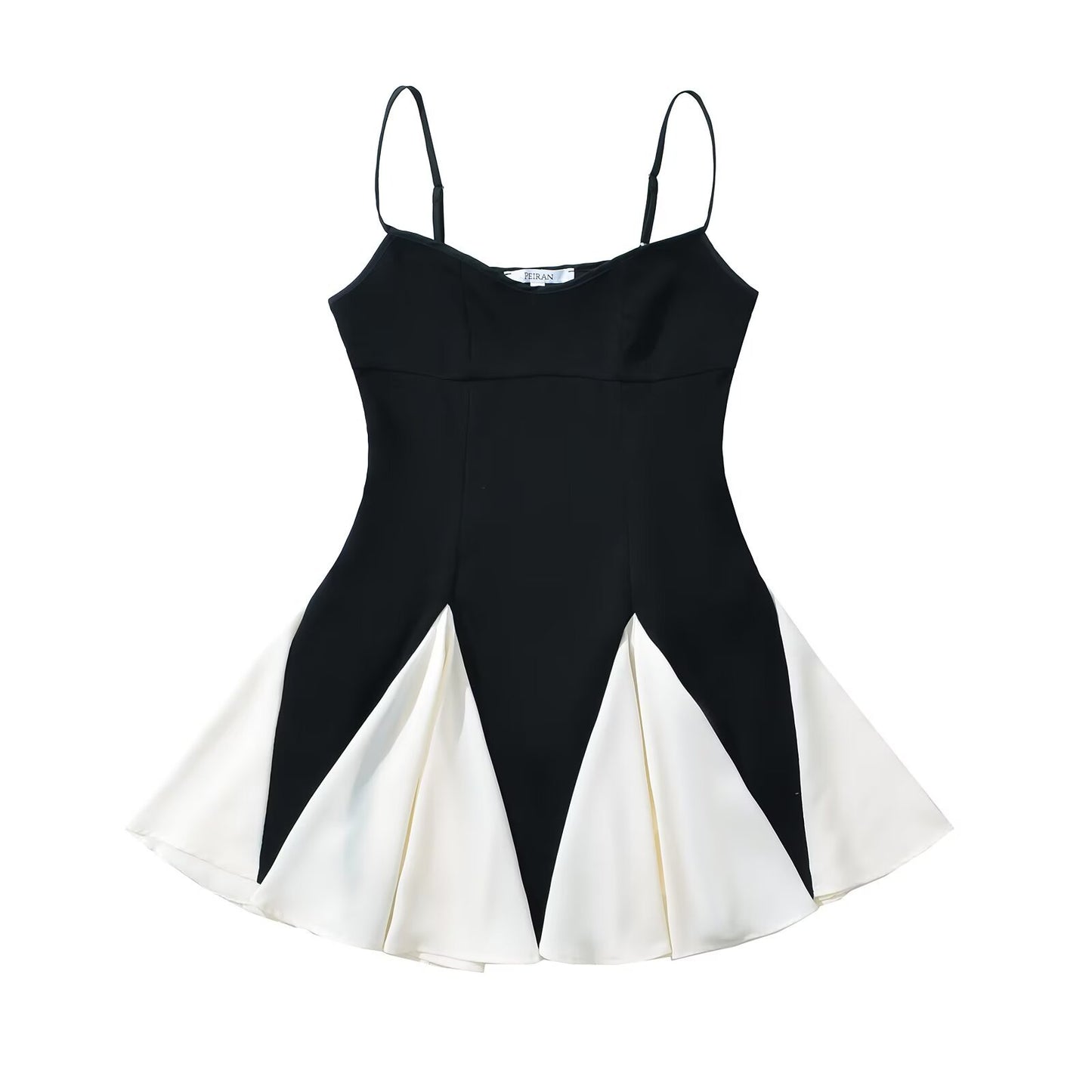 Robe d'été pour femmes avec un design contrastant éclatant Chic und Stil