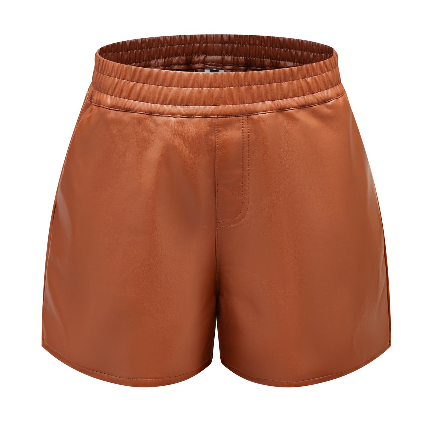 Shorts taille haute mode pour femmes en simili cuir Chic und Stil