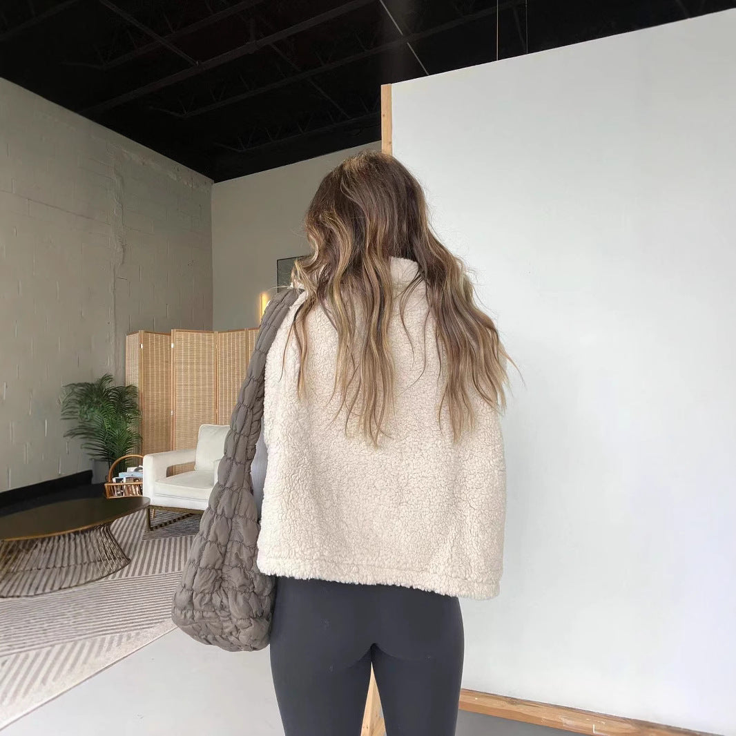 Dames confortable veste en polaire avec fermeture éclair pratique Chic und Stil