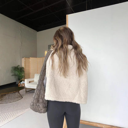 Dames confortable veste en polaire avec fermeture éclair pratique Chic und Stil