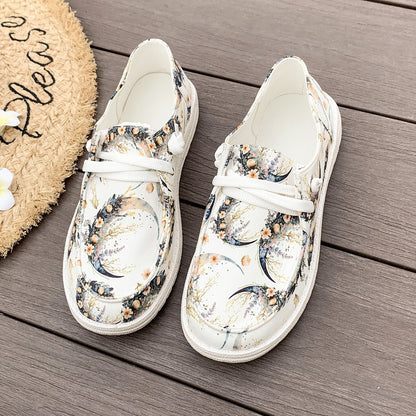 Chaussures de loisirs pour femmes avec un design graphique unique et une semelle en caoutchouc confortable Chic und Stil