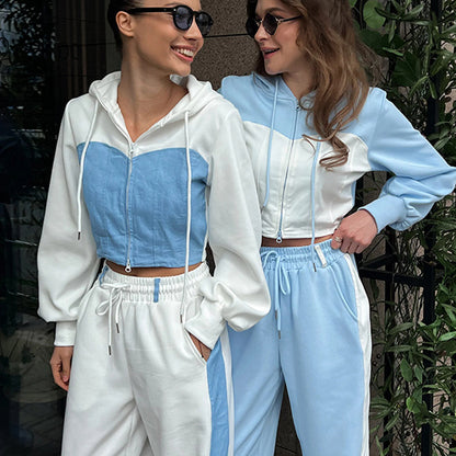 Chic and Style women's casual top and loose sports pants set