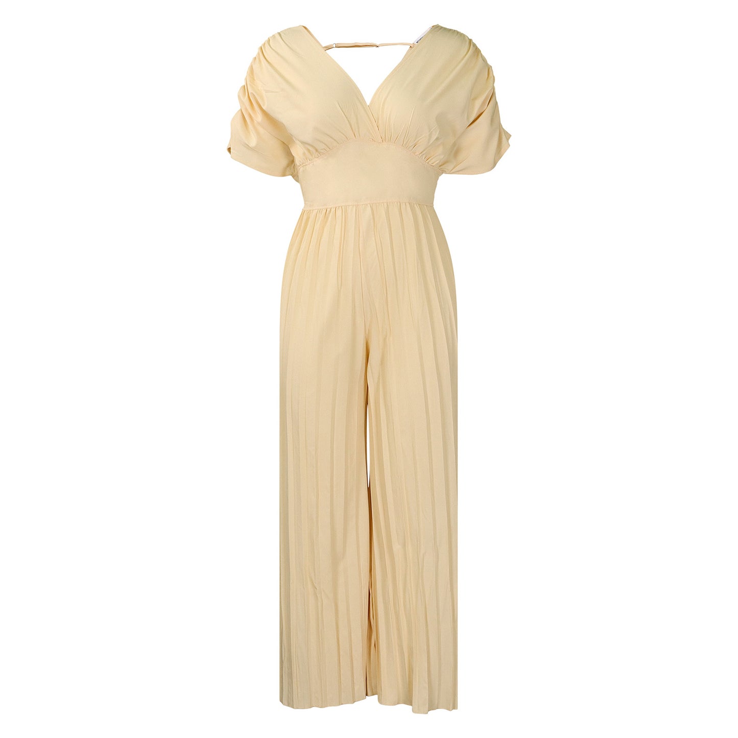 Combinaison plissée pour femmes avec des manches volumineuses Chic und Stil