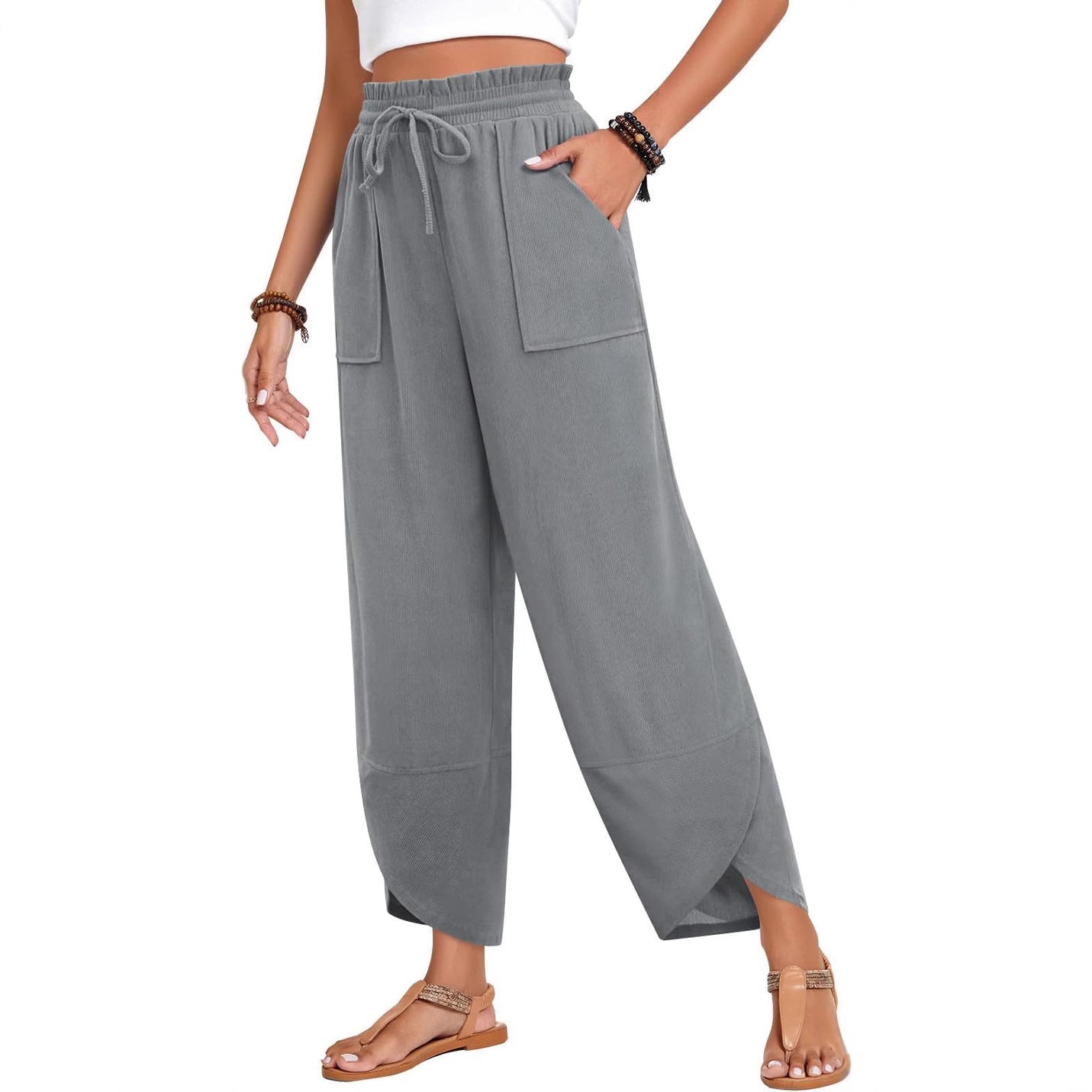 Elegant and lightweight palazzo pants for women with a wide fit Chic und Stil