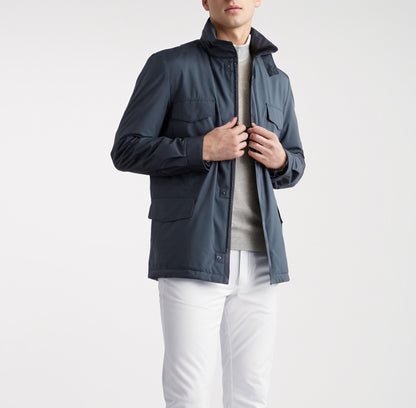 Functional jacket for men with an urban style featuring practical pockets Chic und Stil