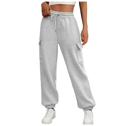 Women's comfortable chic cargo jogging pants