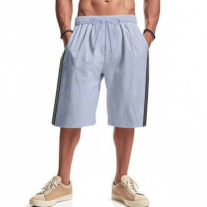 Shorts bermuda sportives pour hommes avec taille élastique et poches latérales Chic und Stil