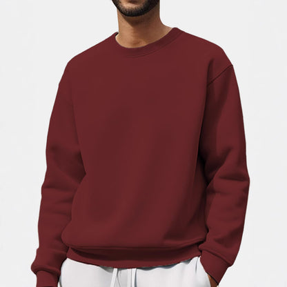 Casual pullover for men with dropped shoulders Chic and Style