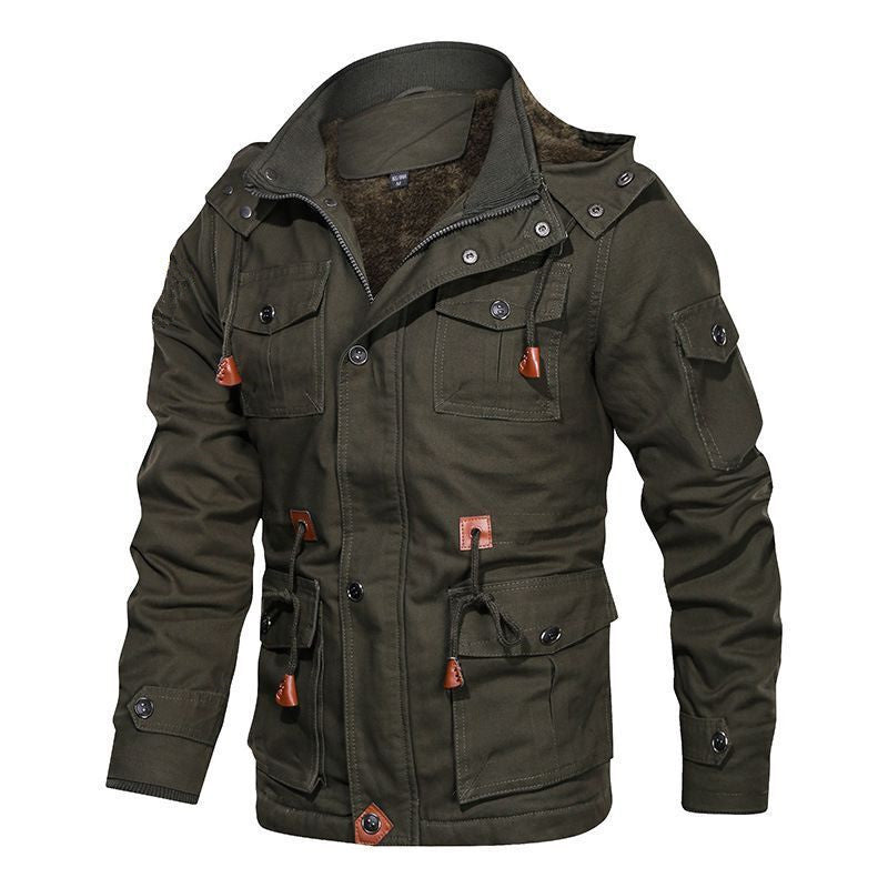 Functional jacket for men with padded interior and practical pockets Chic and Style