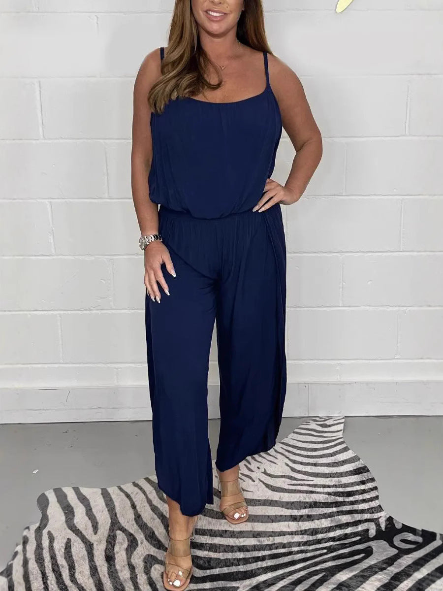 Combinaison pour femmes avec une coupe élégante et fluide et des bretelles réglables Chic und Stil