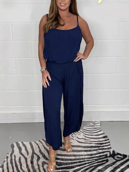 Combinaison pour femmes avec une coupe élégante et fluide et des bretelles réglables Chic und Stil