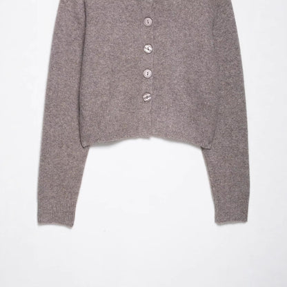 Dames gilet chaud avec boutons décoratifs Chic und Stil