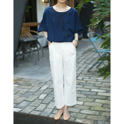 Pantalons taille haute décontractés pour femmes Chic und Stil