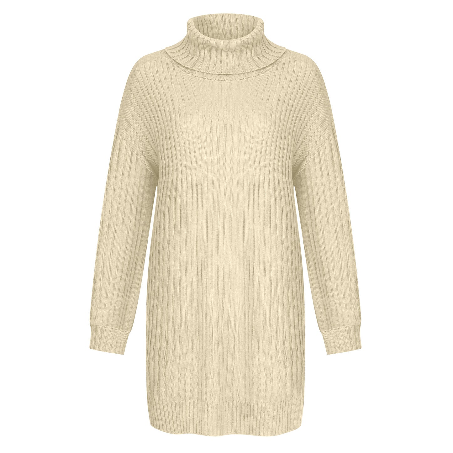 Pull-over à col roulé en grosse maille pour femmes, coupe décontractée Chic und Stil