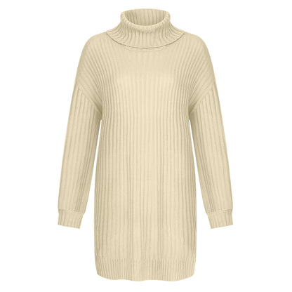 Pull-over à col roulé en grosse maille pour femmes, coupe décontractée Chic und Stil