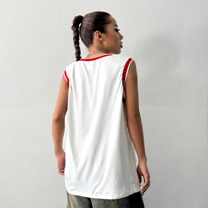 Dame Débardeur de sport avec impression numérique accrocheuse Chic und Stil
