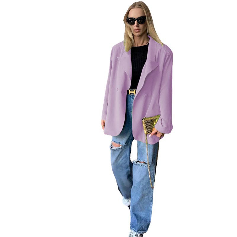 Blazer oversize décontracté pour femmes avec une coupe moderne et des détails élégants Chic und Stil