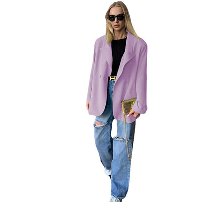 Blazer oversize décontracté pour femmes avec une coupe moderne et des détails élégants Chic und Stil