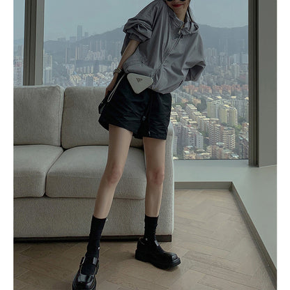Veste coupe-vent à capuche légère pour femmes Chic und Stil