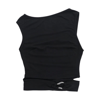 Top cropped stylé pour femmes avec cordon de serrage réglable Chic und Stil