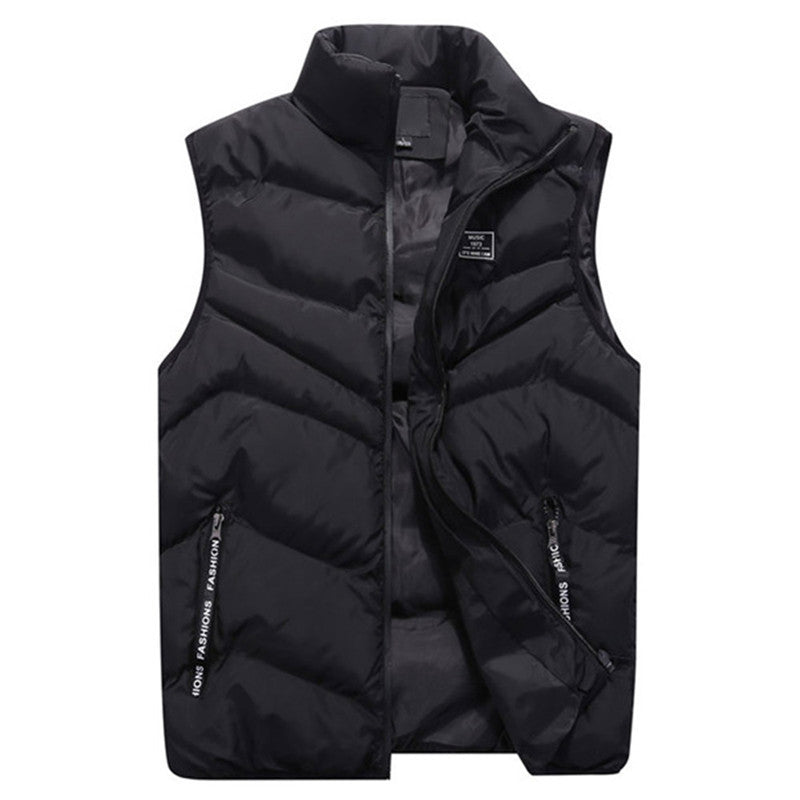 Dame gilet matelassé avec col montant et poches latérales zippées Chic und Stil