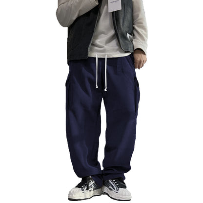 Men's Casual Cargo Pants with Soft Cord Material Chic and Style
