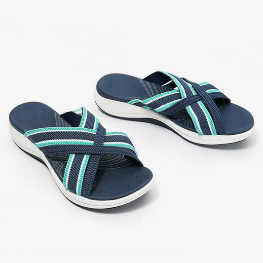 Sandales confort pour femmes avec semelle ergonomique et sangles réglables Chic und Stil