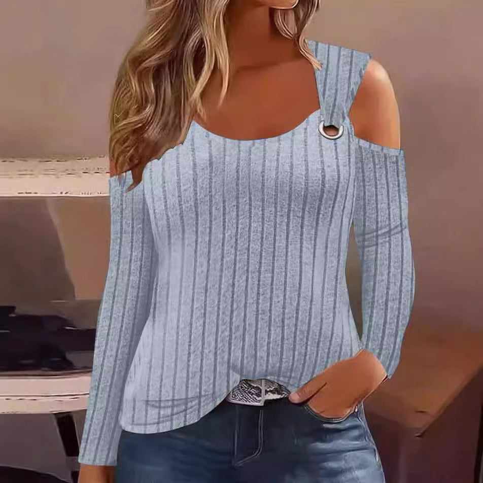 Chemisier élégant pour femmes avec découpe à la mode et détails d'épaule Chic und Stil