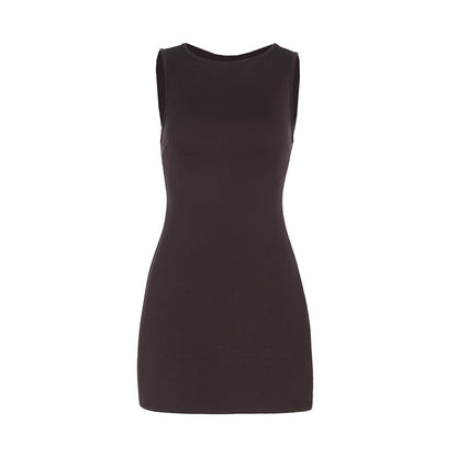 Robe mini sans manches Chic und Stil pour femme
