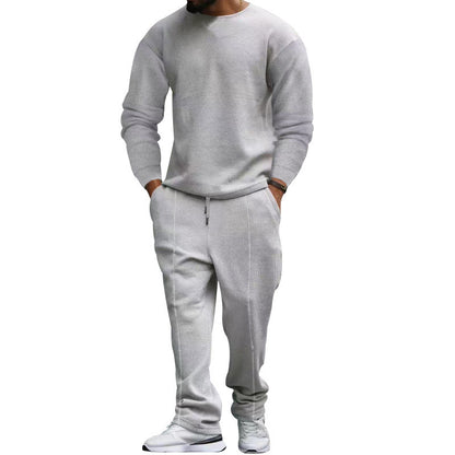 Chic Sweatshirt and Jogging Pants Set for Men